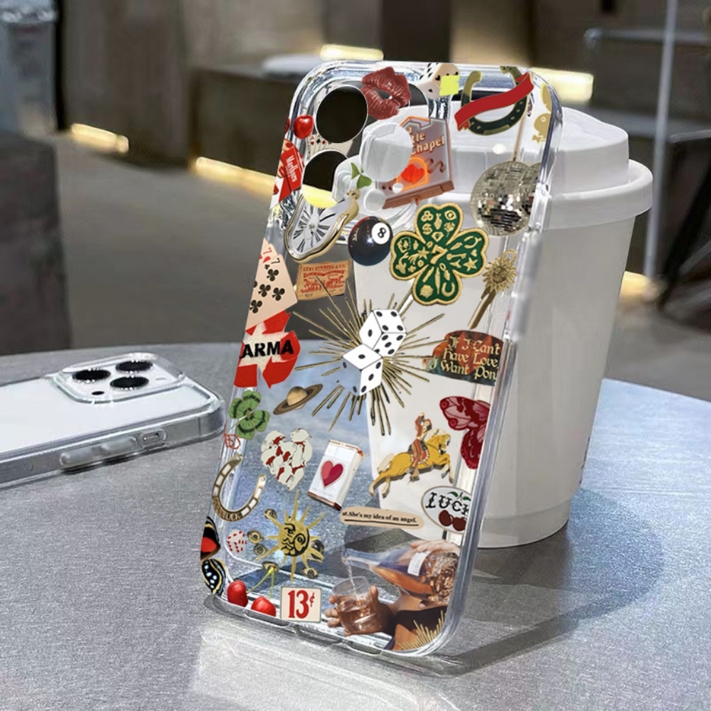 Risky Luck Clear Iphone 13 Phone Case